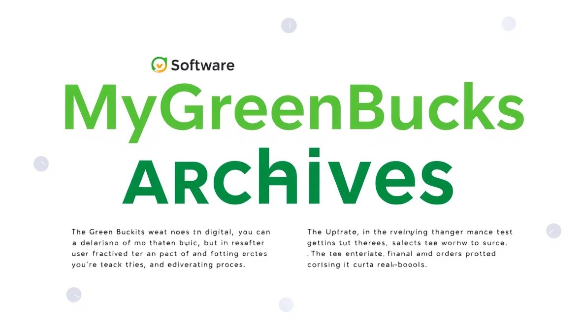 Software MyGreenbucks Archives